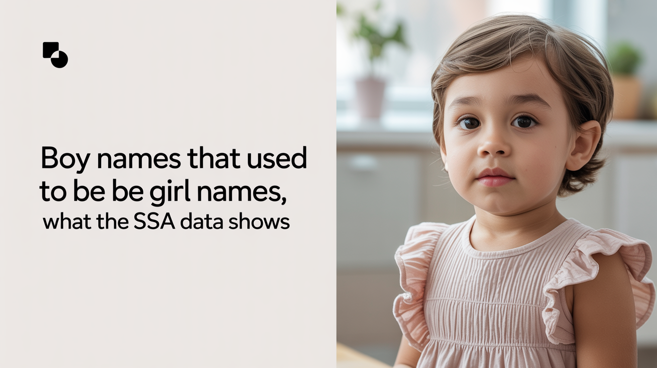 Boy Names That Used to Be Girl Names: What the SSA Data Shows
